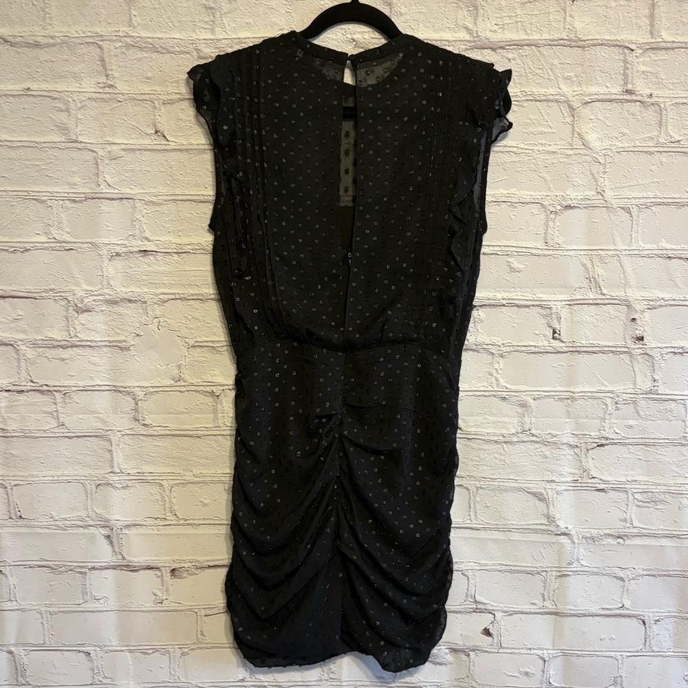 Express Polka Dot Ruffle Mini Dress - Picture 7 of 11